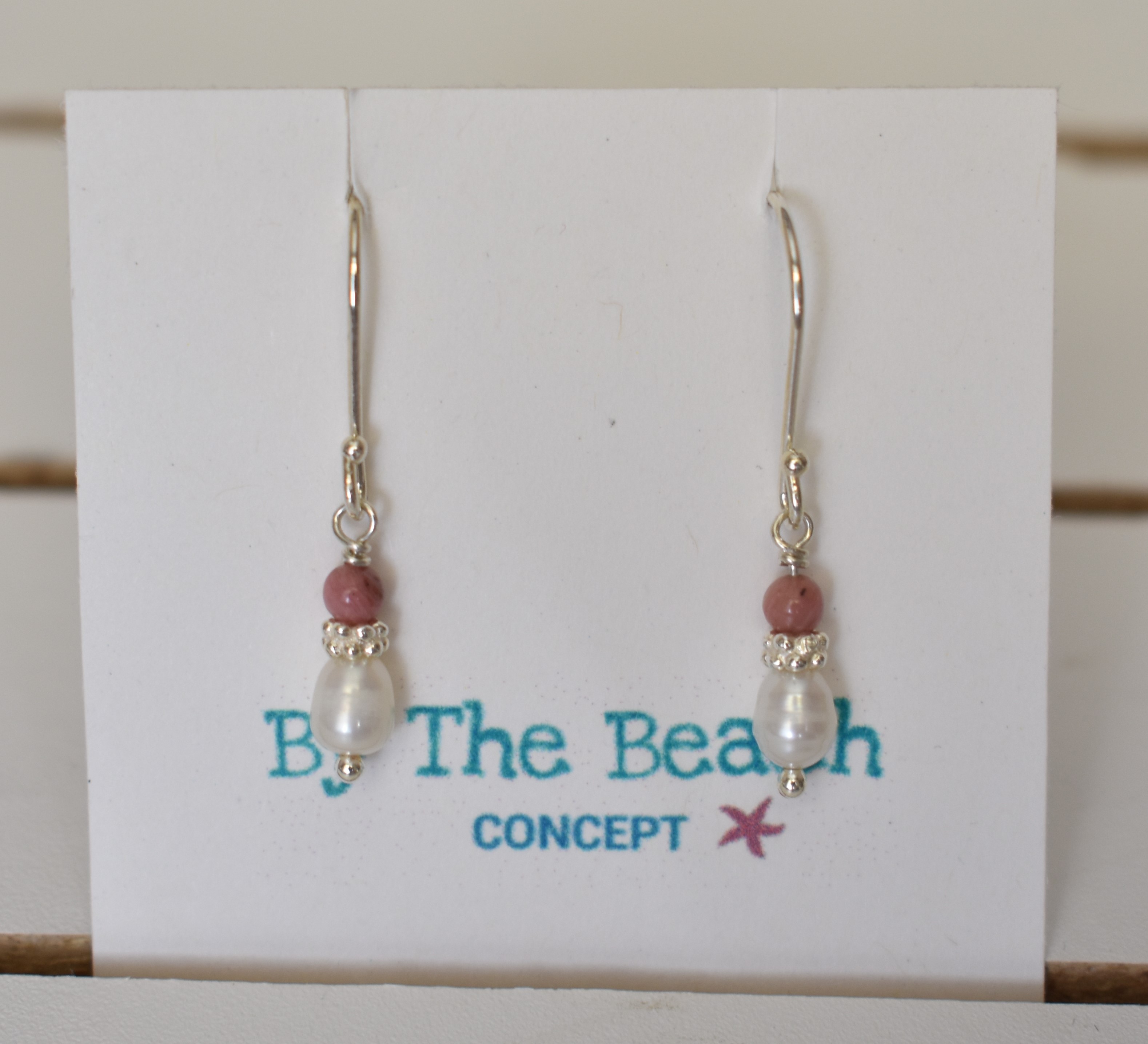 Sterling silver hook earrings